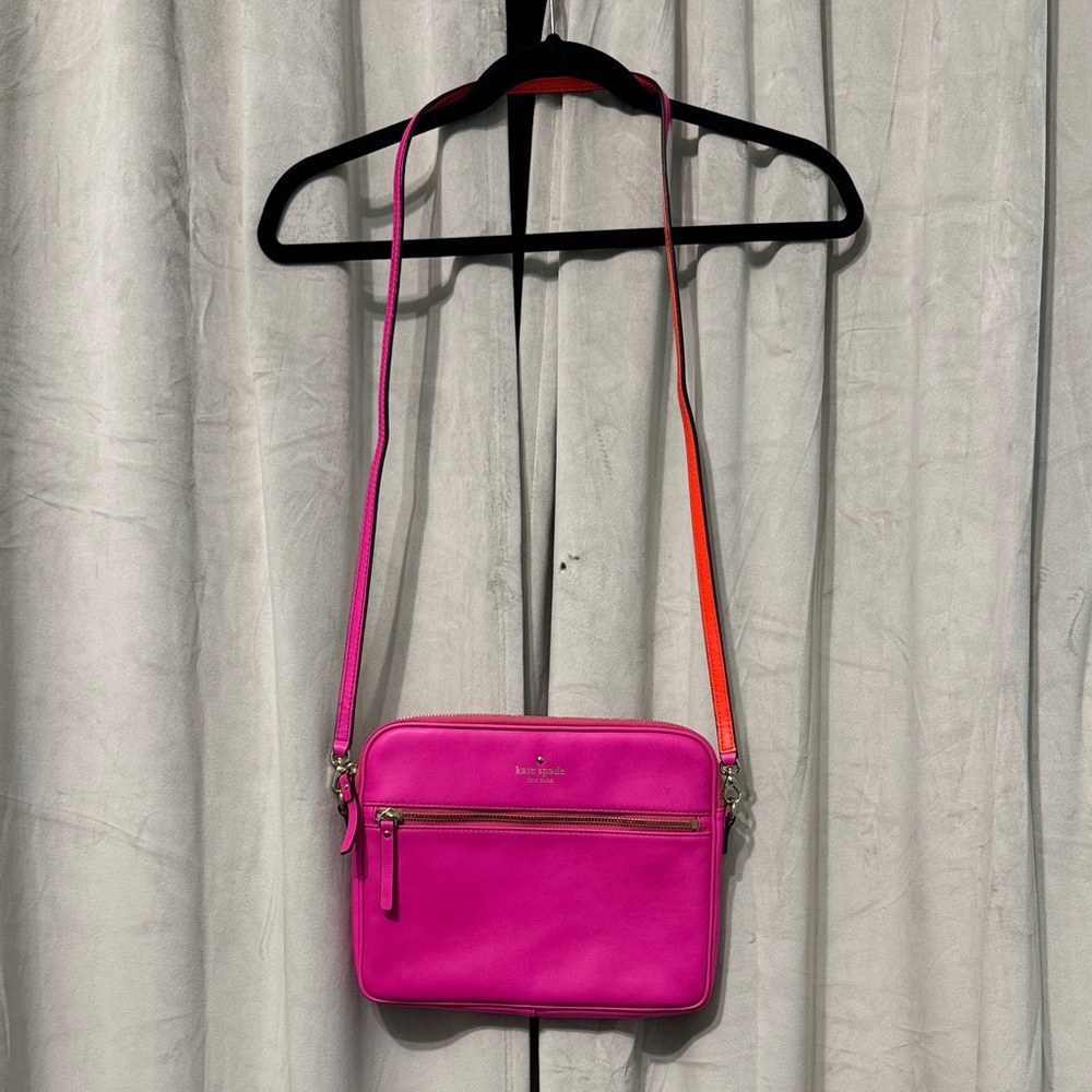 Kate Spade Pink and Orange Crossbody Bag